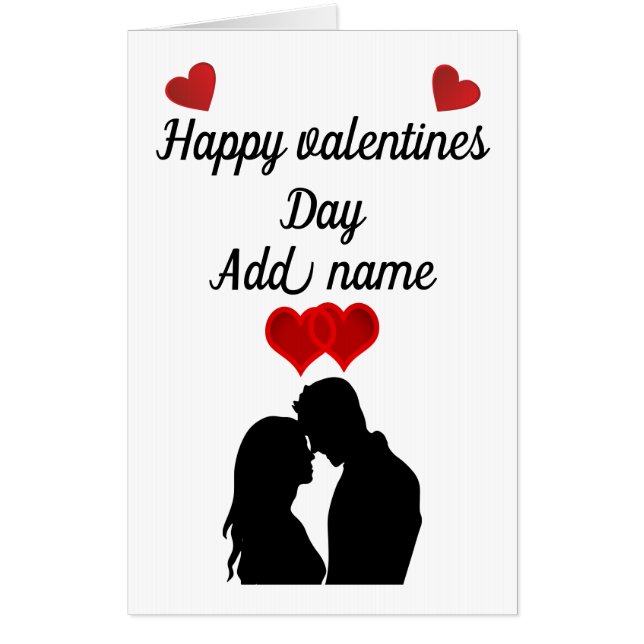 Big Giant personalised Valentine’s Day card (Front)
