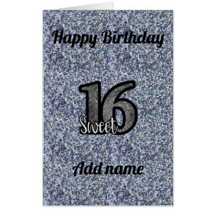 Big Giant special personalised 16th birthday card