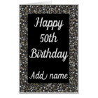 Big Giant special personalised 50th birthday card