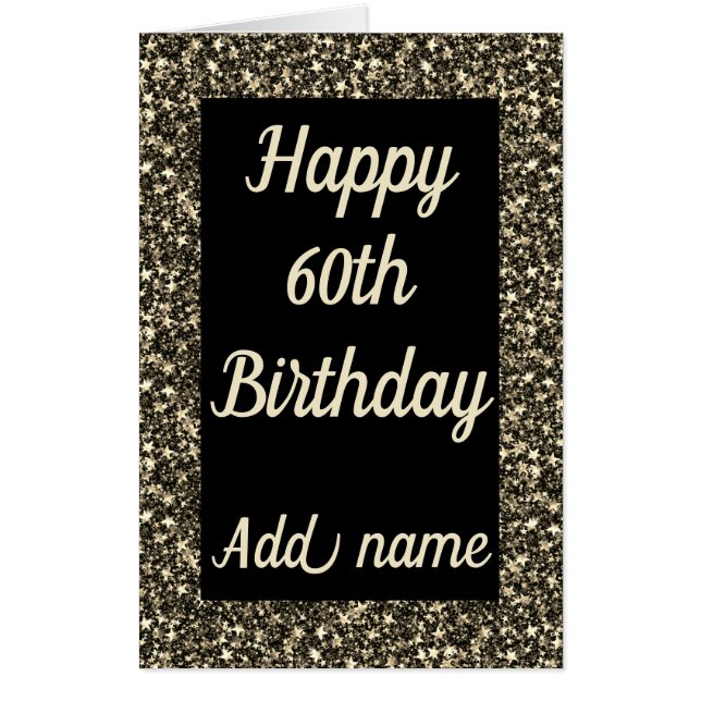 Big Giant special personalised 60th birthday card (Front)