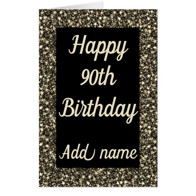 Big Giant special personalised 90th birthday card (Front)