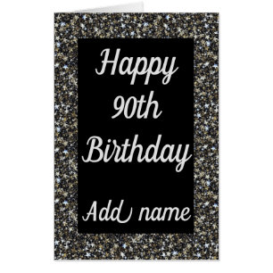 Big Giant special personalised 90th birthday card