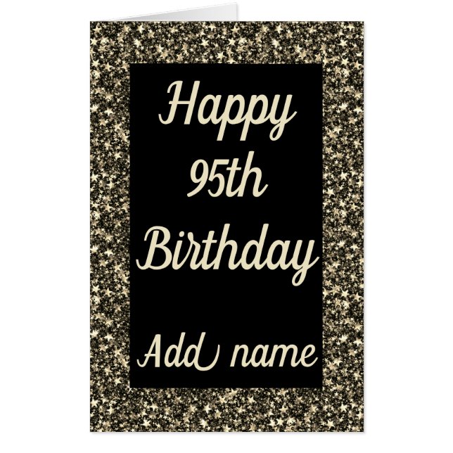Big Giant special personalised 95th birthday card (Front)
