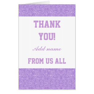 Big Giant special thank you from us all card