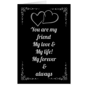 Big Giant stylish modern will you marry me card