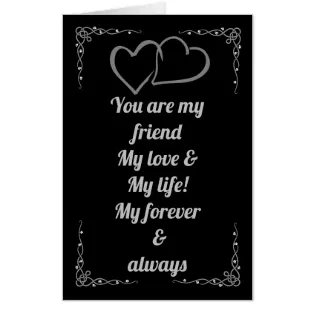 Big Giant stylish modern will you marry me card