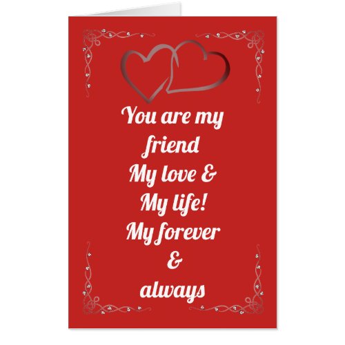 Big Giant stylish modern will you marry me card