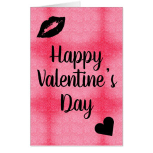 Big Giant stylish pretty Valentine’s Day card
