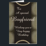 Big Giant stylish special boyfriend birthday card<br><div class="desc">Giant stylish special boyfriend birthday card</div>