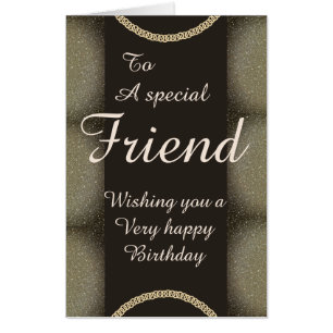 Big Giant stylish special friend birthday card