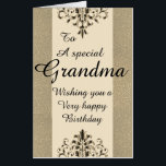 Big Giant stylish special grandma birthday card<br><div class="desc">Giant stylish special grandma birthday card</div>