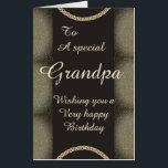 Big Giant stylish special grandpa birthday card<br><div class="desc">Giant stylish special grandpa birthday card</div>