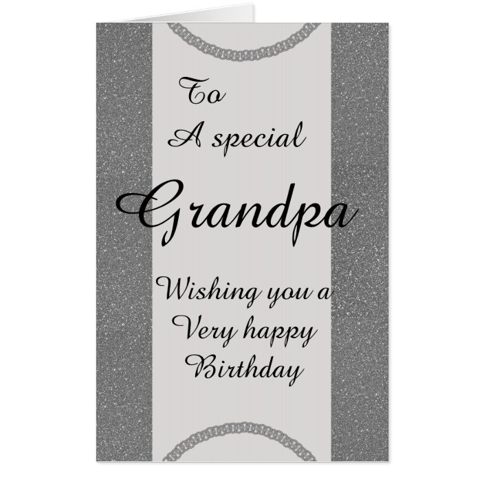 Download Big Giant Stylish Special Grandpa Birthday Card Zazzle Com