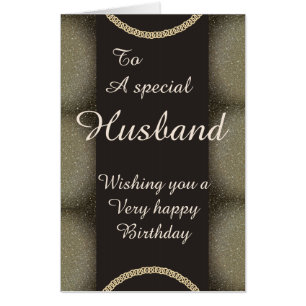 Big Giant stylish special husband birthday card