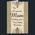 Big Giant stylish special mom birthday card<br><div class="desc">Giant stylish special mom birthday card</div>