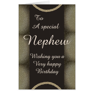 Big Giant stylish special nephew birthday card