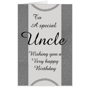 Big Giant stylish special uncle birthday card