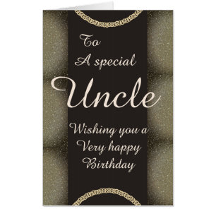 Big Giant stylish special uncle birthday card