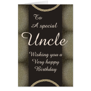 Big Giant stylish special uncle birthday card