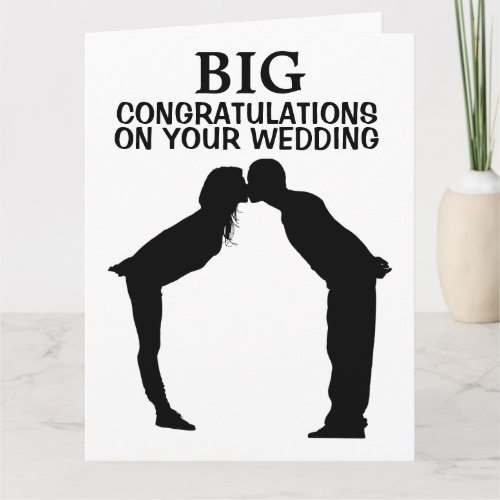 BIG GIANT WEDDING MARRIAGE CONGRATULATIONS CARD