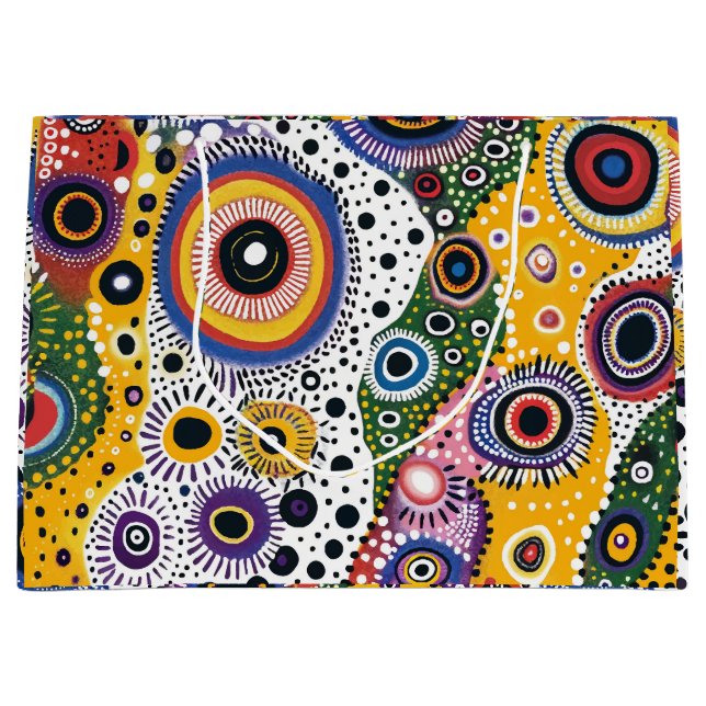 Big Gift Bag with Psychedelic Printing (Front)
