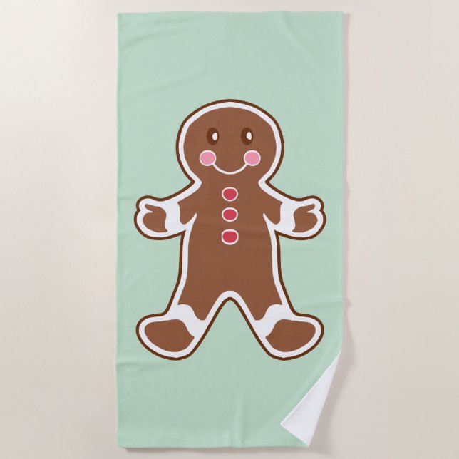Big Gingerbread Cookie Towel Gift (Front)