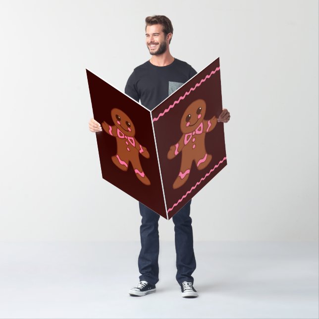 Big Gingerbread Man Card (In Situ)