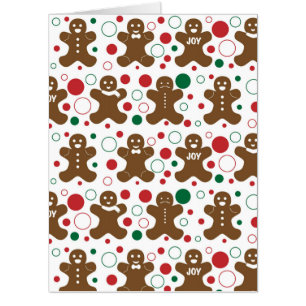 Big Gingerbread Men Greeting Card