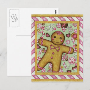 Big Gingerbread Postcard