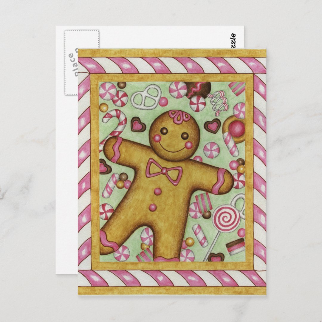 Big Gingerbread Postcard (Front/Back)