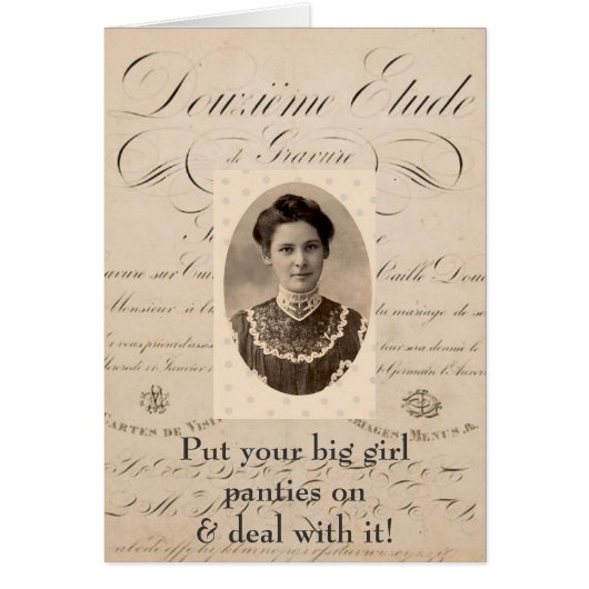 Big Girl Panties Card (Front)