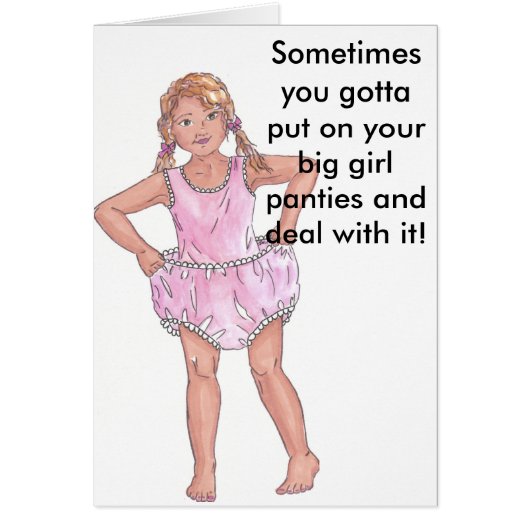 Big Girl Panties Cards (Front)