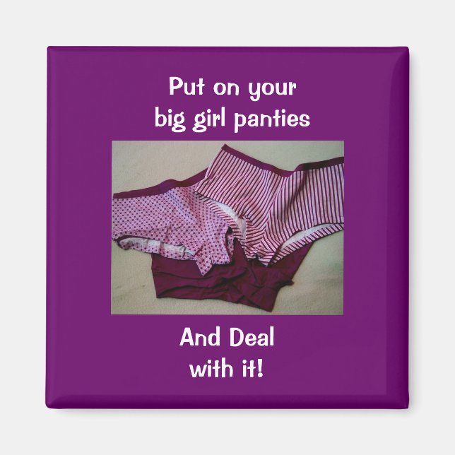 big girl panties magnet (Front)