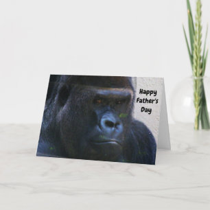 BIG GORILLA FRIEND FATHER'S DAY CARD