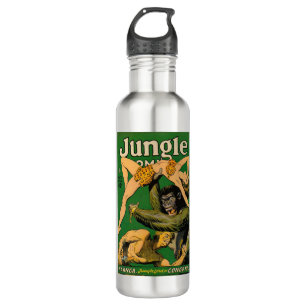 Big Gorilla - King of the Jungle - Leopard Bikini Stainless Steel Water Bottle