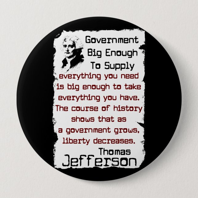 Big Government Button (Front)