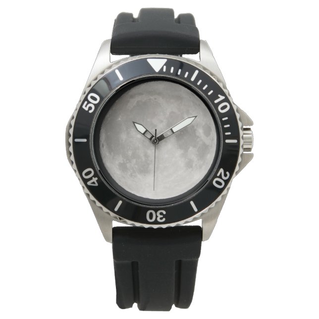 Big gray moon eWatch Watch (Front)