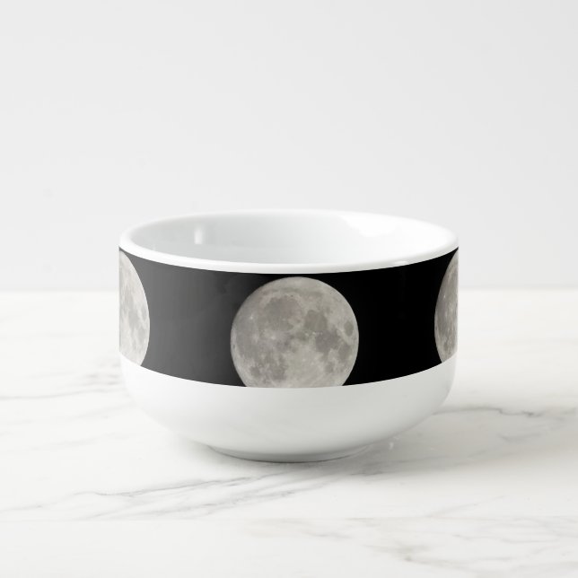 Big gray moons Soup Mug (Front)