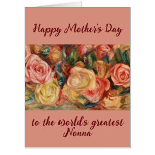 BIG "Greatest Nonna" Mother's Day Italian Grandma Card