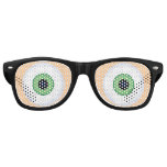 Big Green Eyeballs Retro Sunglasses