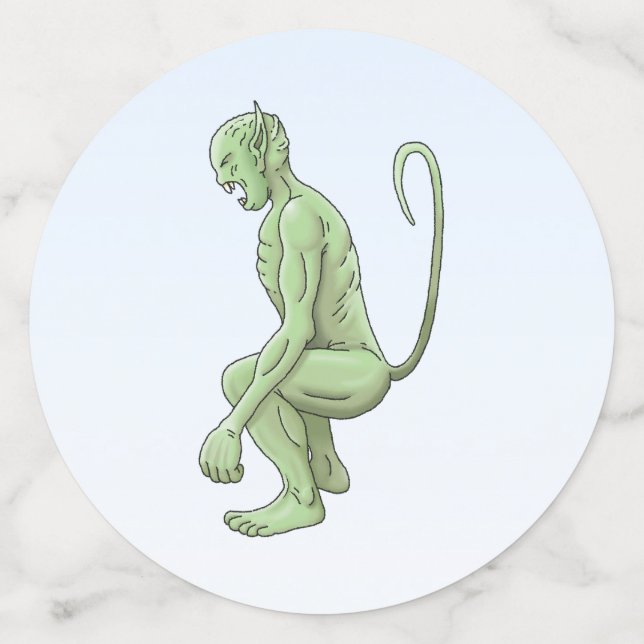 Big Green Goblin Confetti (Large Back)