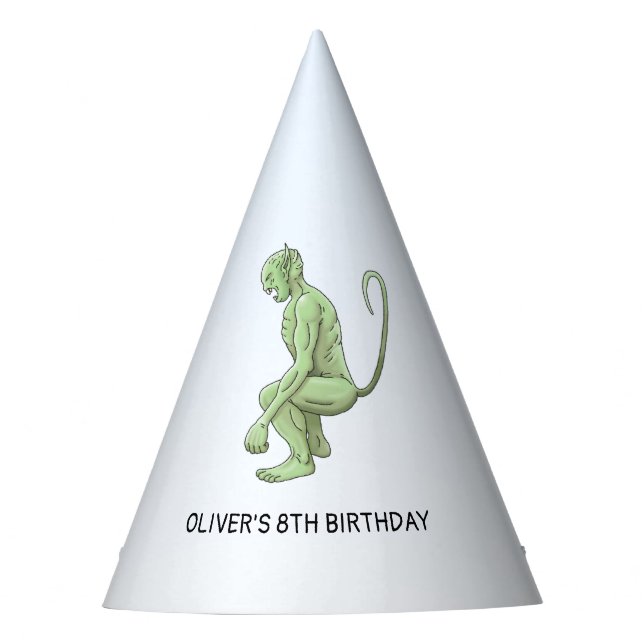 Big Green Goblin Party Hat (Front)