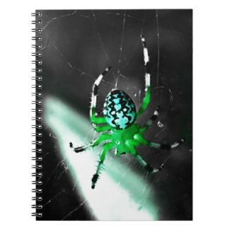 Big Green Orb Spider Notebook