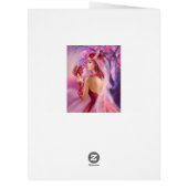 Big Greeting Card Red Dragon (Back)