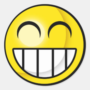 Big Grin Sticker