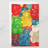 Big gummy bears pattern for big & small,candy,fun (Front/Back)