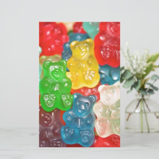 Big gummy bears pattern for big & small,candy,fun (Standing Front)