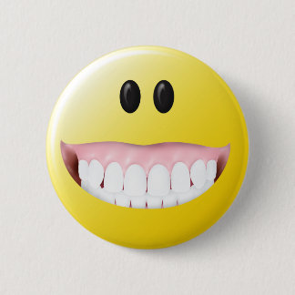 Big Gums Face Pinback Button