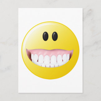 Big Gums Face Postcard