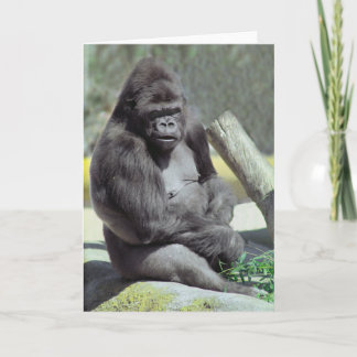 Big Gunns Gorilla Note Card